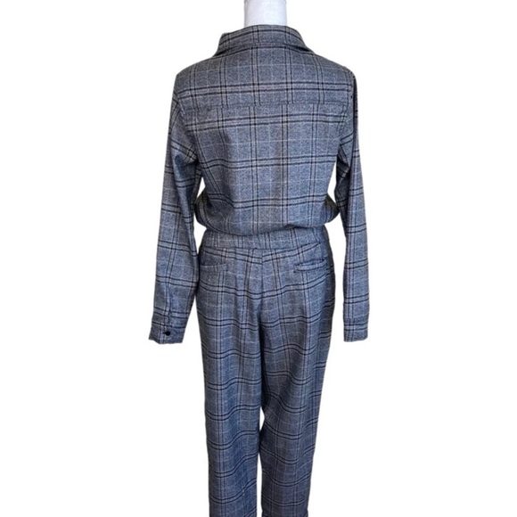 Urban Outfitters x Lucca Couture ‘Dylan’ Plaid Longsleeve Jumpsuit Coveralls XS - Picture 13 of 16